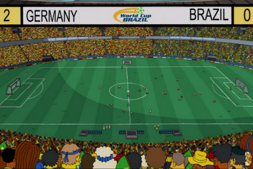 The World Cup final score according to The Simpsons