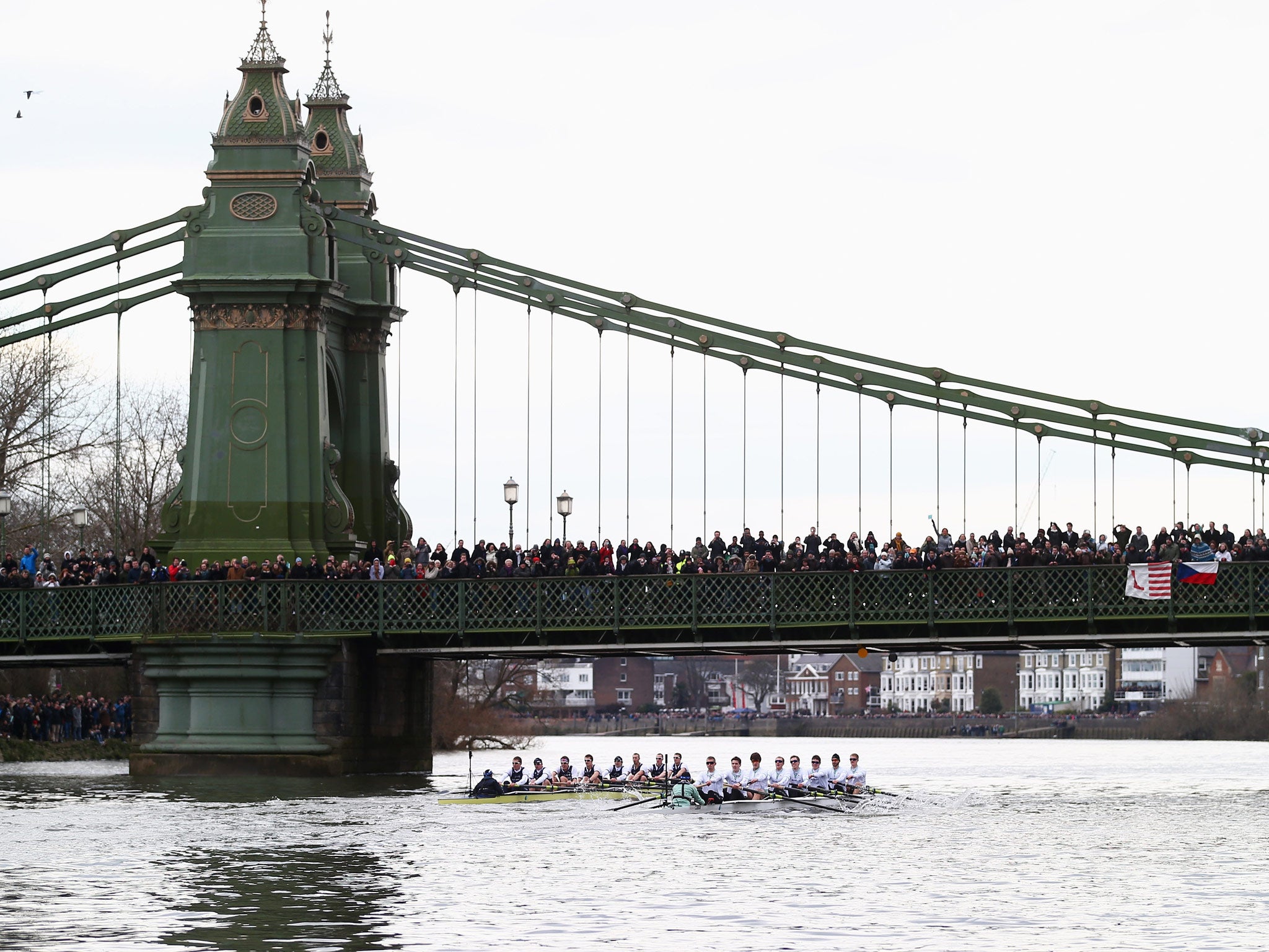 A view of the 2013 Boat Race