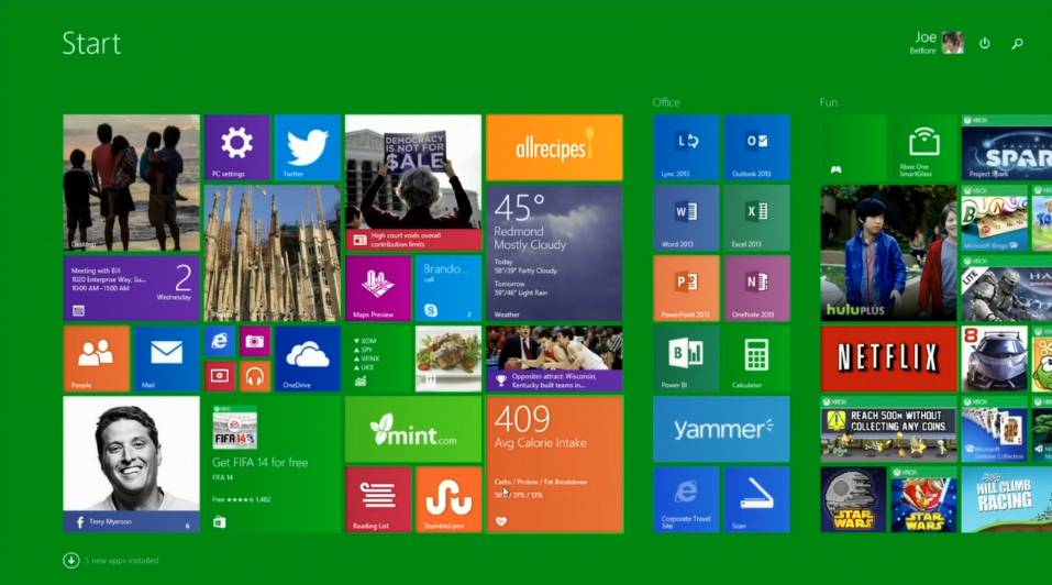 The changes to Windows 8.1 focus on making the OS easier to use with a mouse and keyboard
