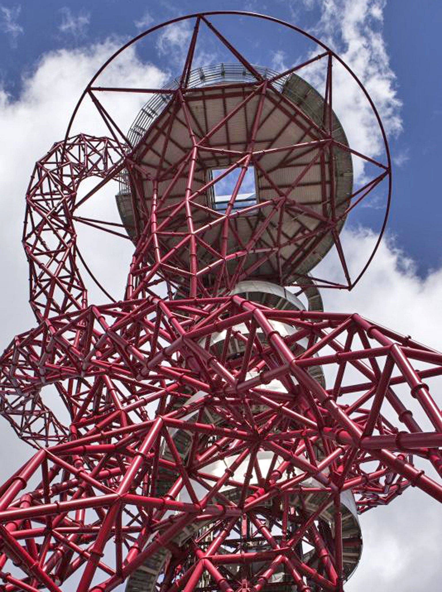 8. Tower power Anish Kapoor's tangled red sculpture, the ArcelorMittal Orbit, re-opens to the public today in the Queen Elizabeth Olympic Park. The attraction, which became an icon of the 2012 Olympic Games, will launch with an aerial performance, Taiko drummers, creative workshops and a parade. Visitors can soak up the carnival atmosphere and ascend to the viewing platform; £15. arcelormittalorbit.com
