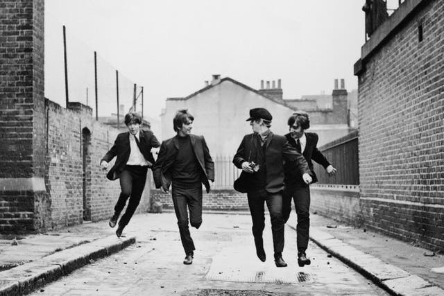 The Beatles in ‘A Hard Day’s Night’ (1964);