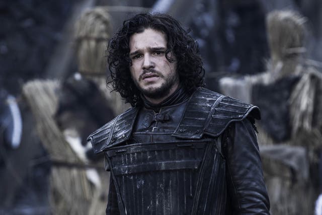 Kit Harington as Jon Snow on Game of Thrones