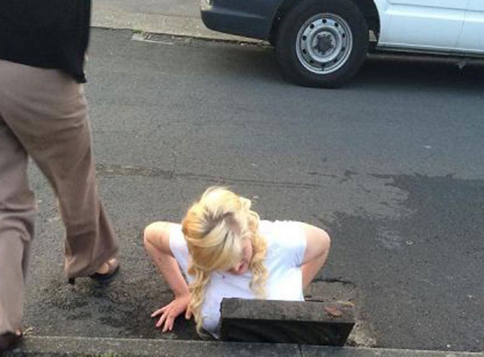 Ella Birchenough became trapped in the storm drain on Eaves Road, Dover, Kent