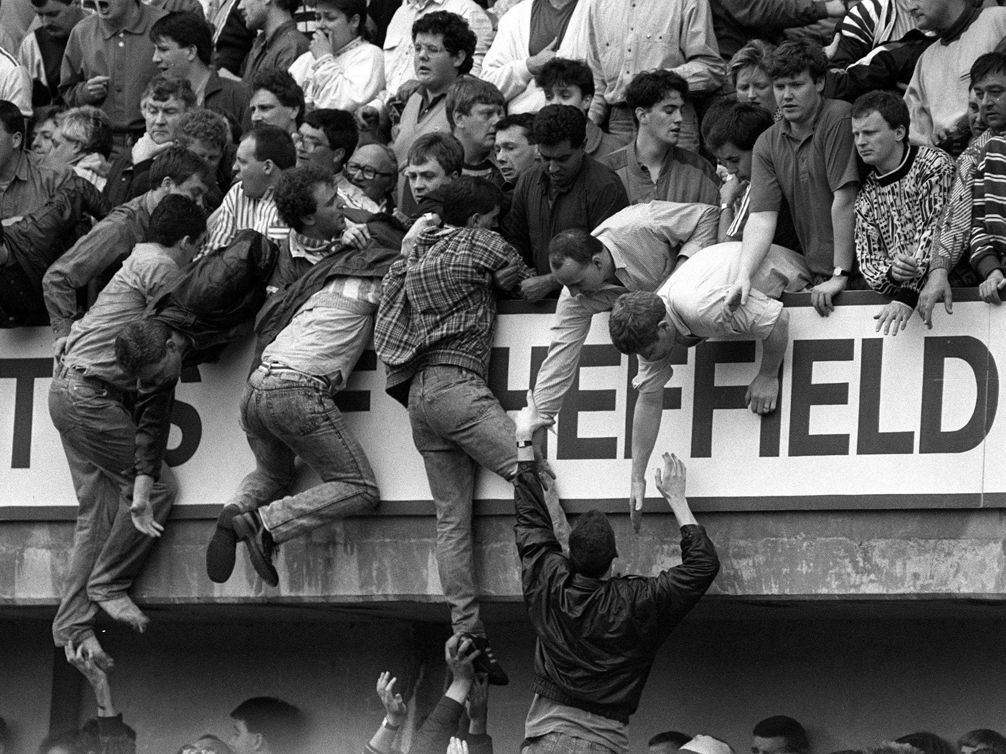 'Blame Liverpool fans' was written on the main webpage about the tragedy, in which 96 people were crushed to death in a crowd during the FA Cup semi-final game between Liverpool and Nottingham Forest in 1989
