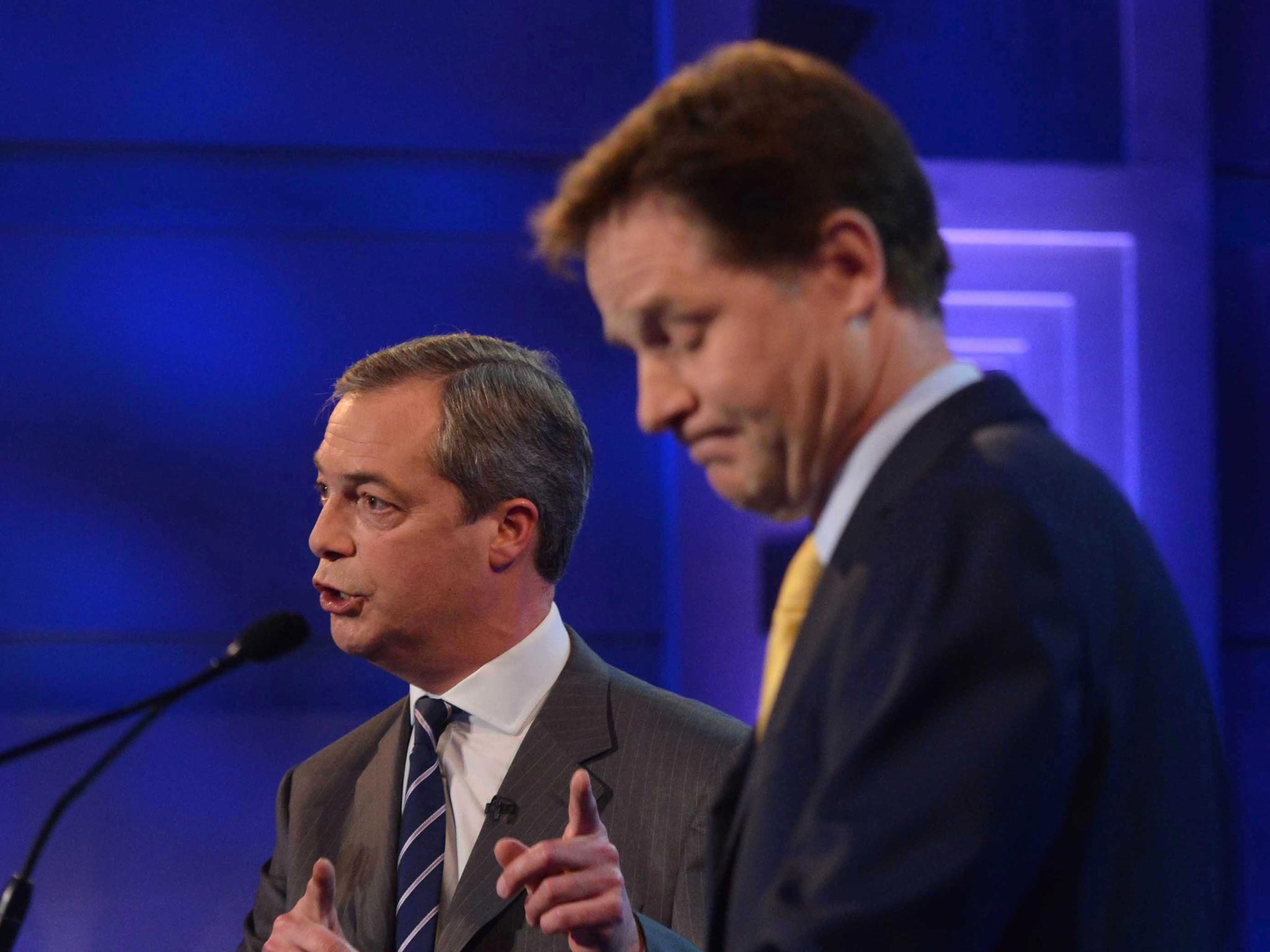 Nick Clegg insisted he had no regrets about challenging Nigel Farage to debate Europe even though he has appeared to 'lose' the contests