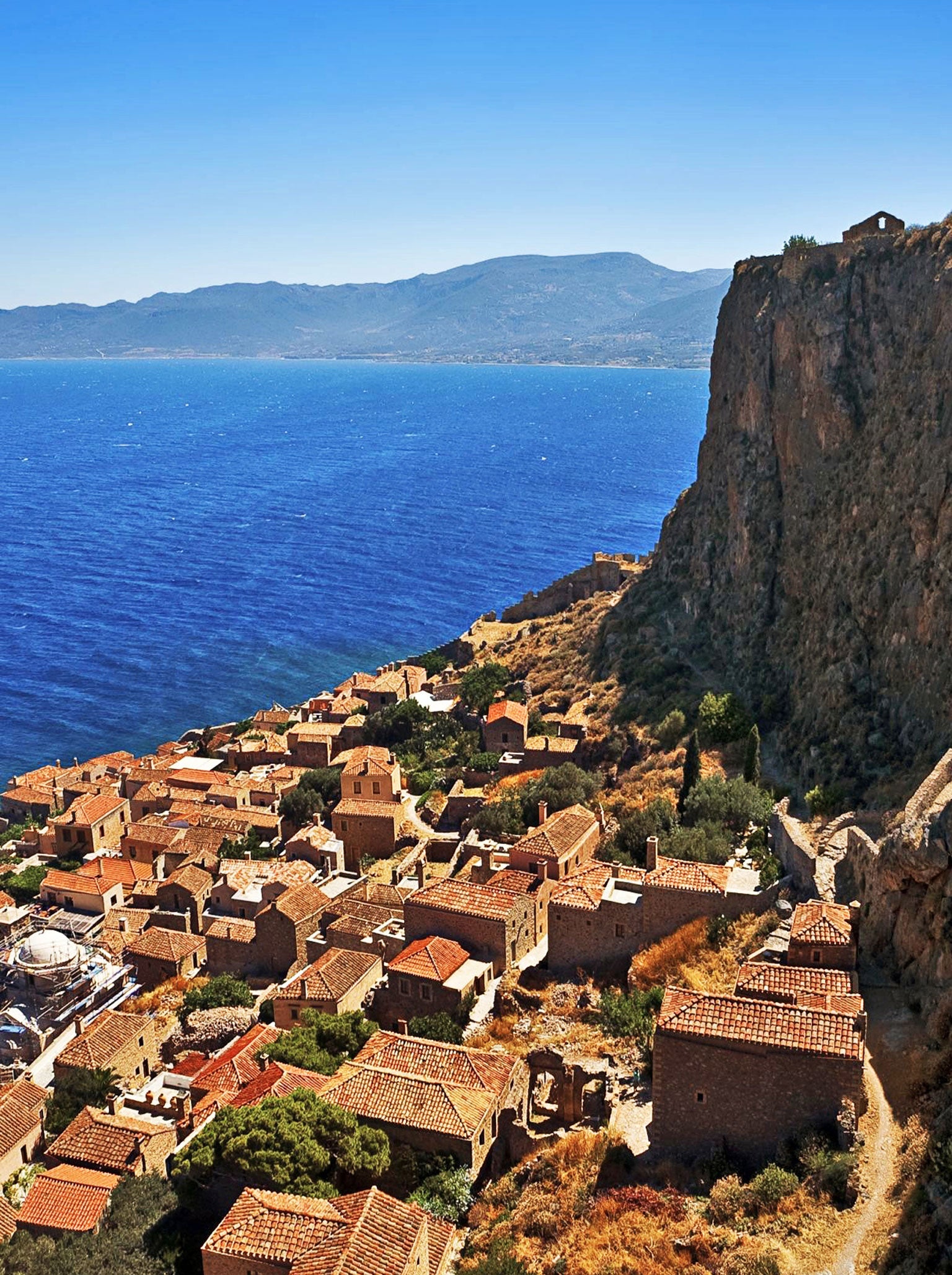 Greece is the word: the hill town of Monemvasia