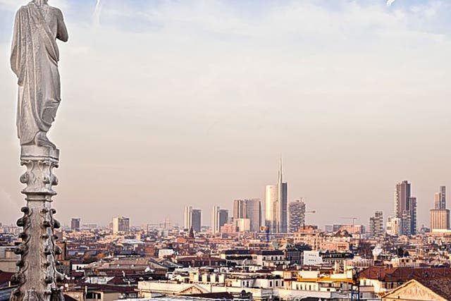 Style high: Milan's ancient and modern skyline