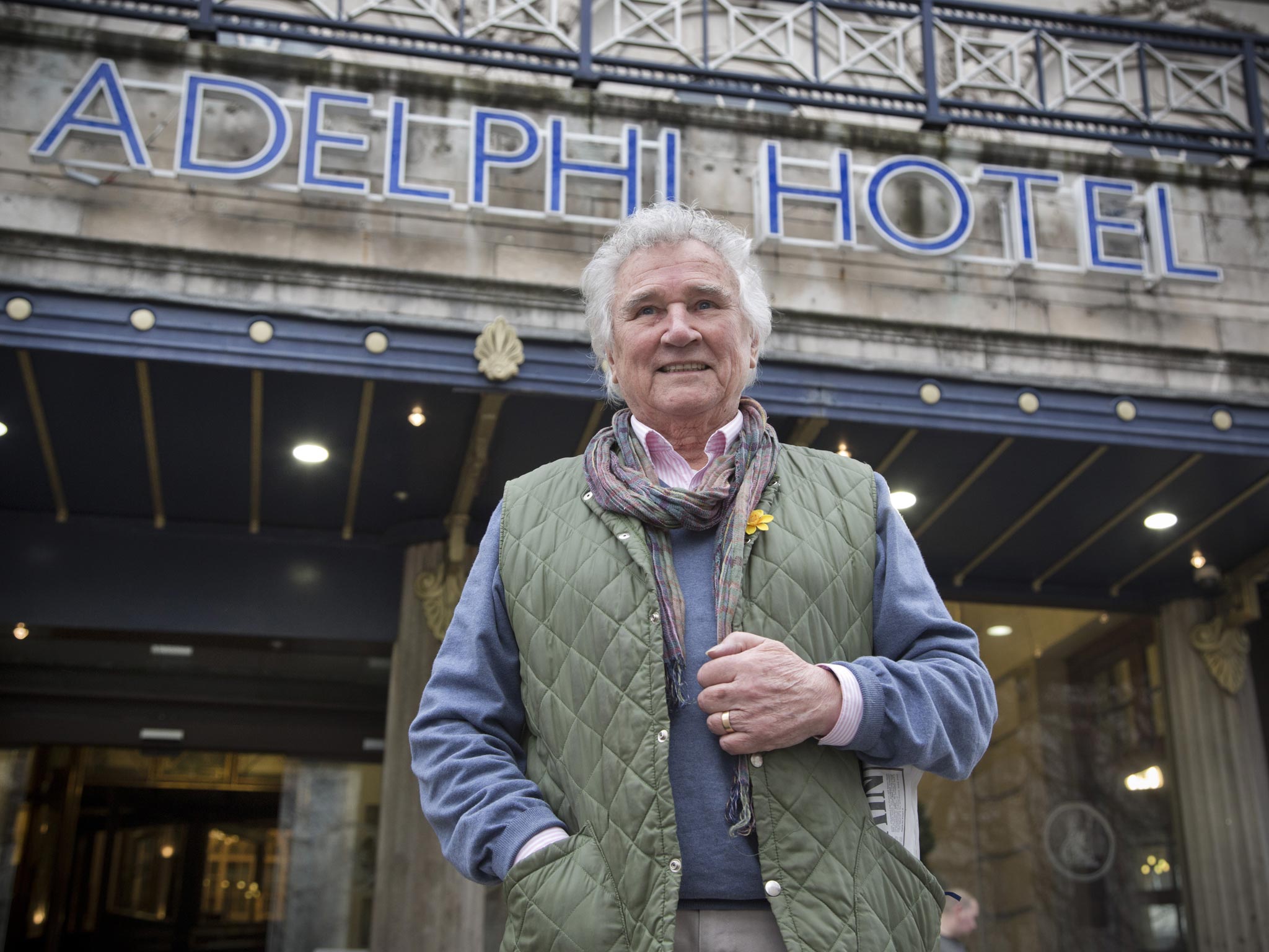 Jim Beaumont, pictured at the Adelphi Hotel in his native Liverpool
