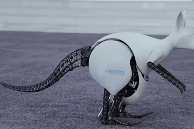 The 'Bionic Kangaroo' developed by Festo 