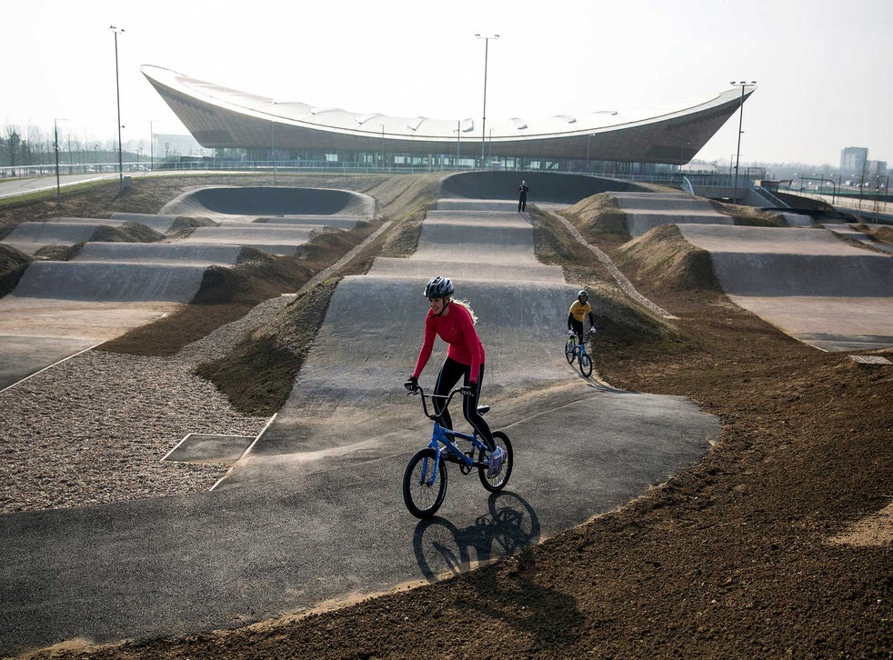 Simon Usbourne The Olympic BMX track at the Lee Valley VeloPark is