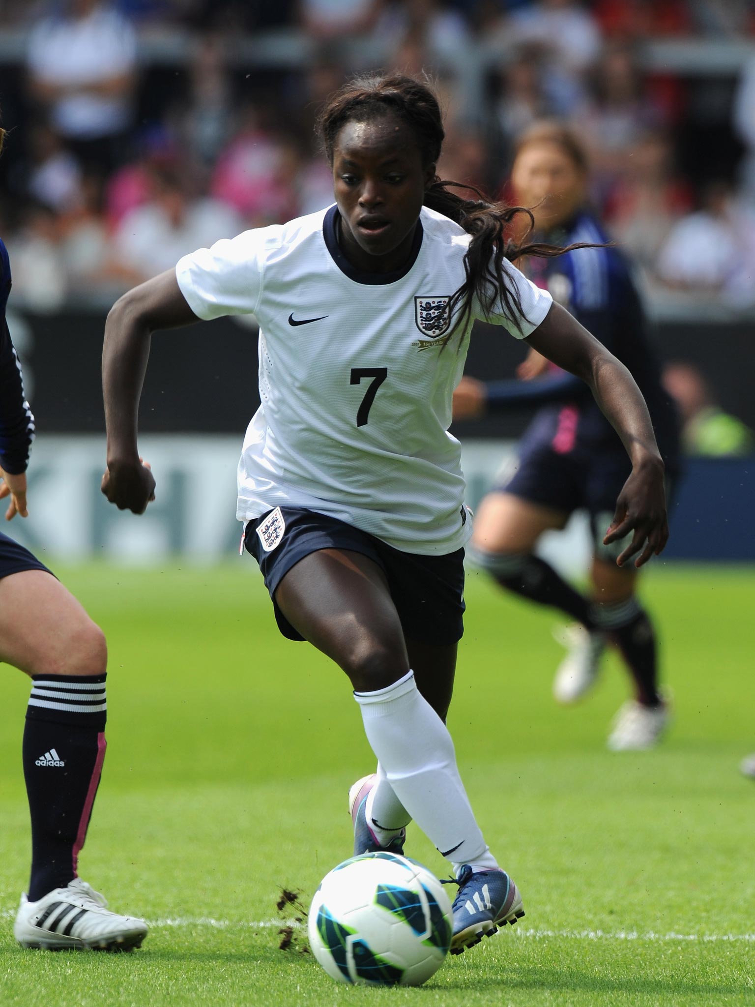Eniola Aluko says England’s men’s and women’s teams need to get into the habit of winning