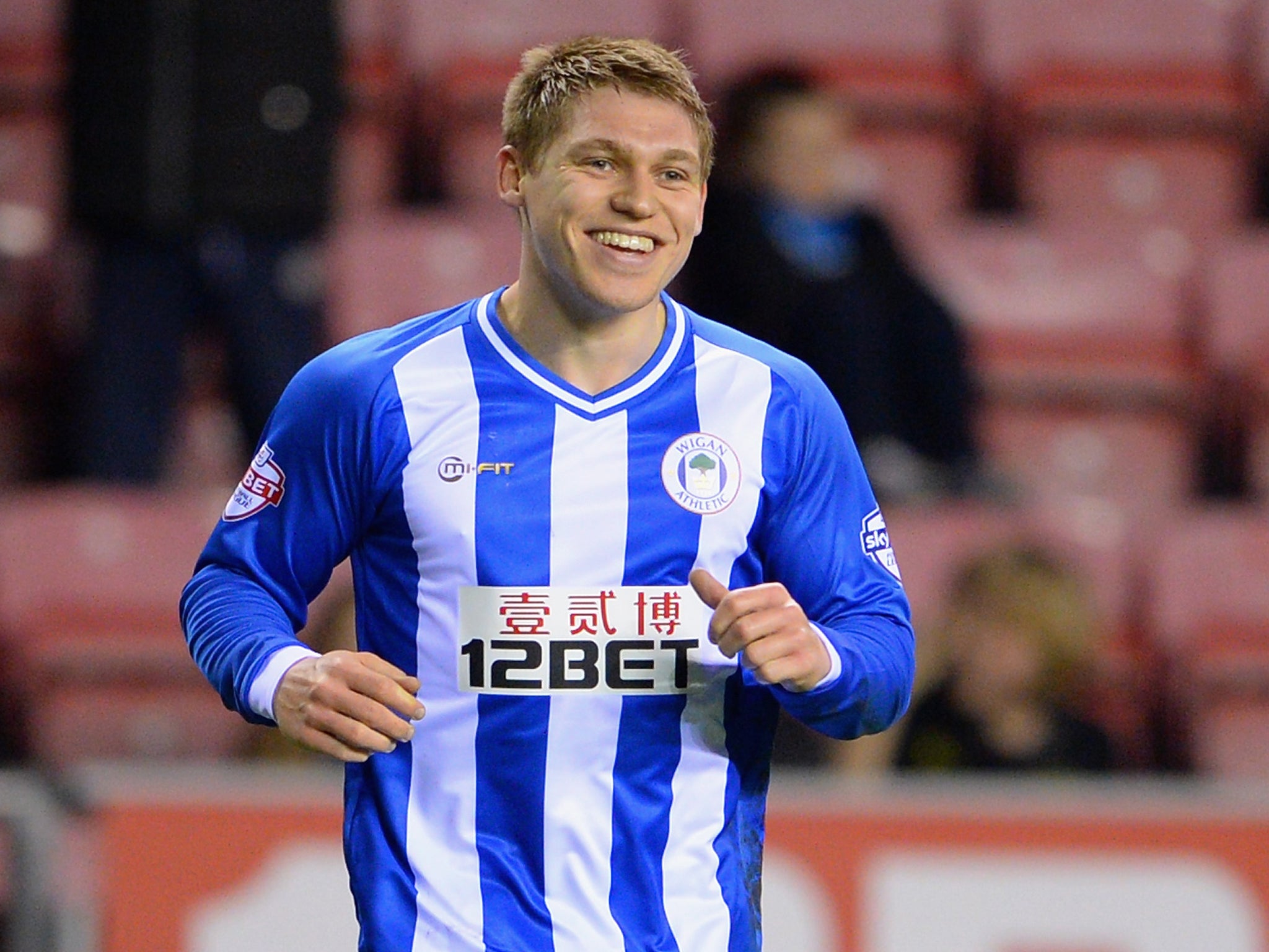 Martyn Waghorn celebrated his permanent move to Wigan with the winning goal against Leeds