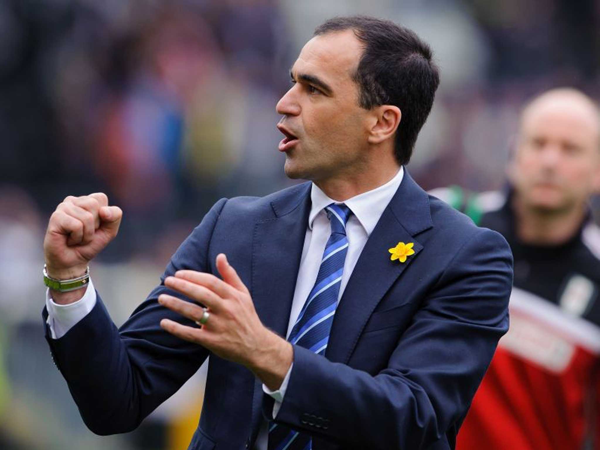 Hands on: Roberto Martinez ‘has a self-belief that you buy into’