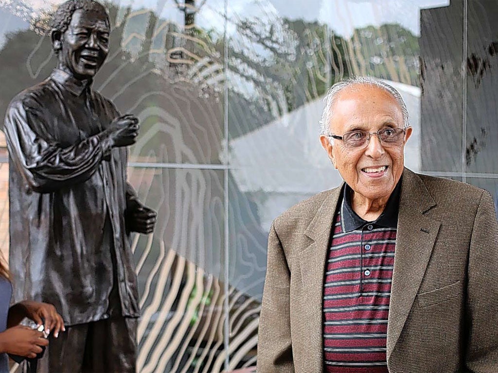 Ahmed Kathrada was incarcerated for 26 years. When he was released he became Nelson Mandela’s trusted political