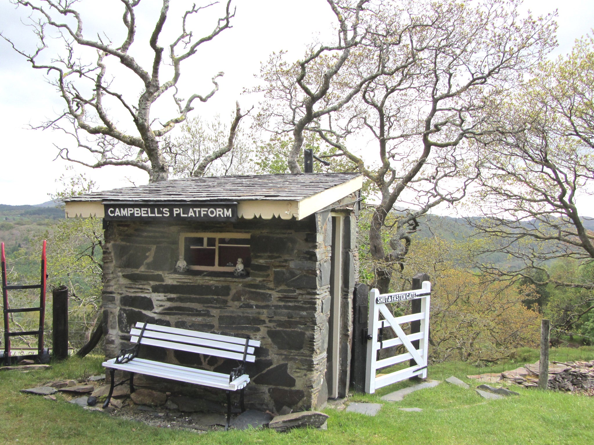 Campbell’s Platform on the Ffestiniog Railway