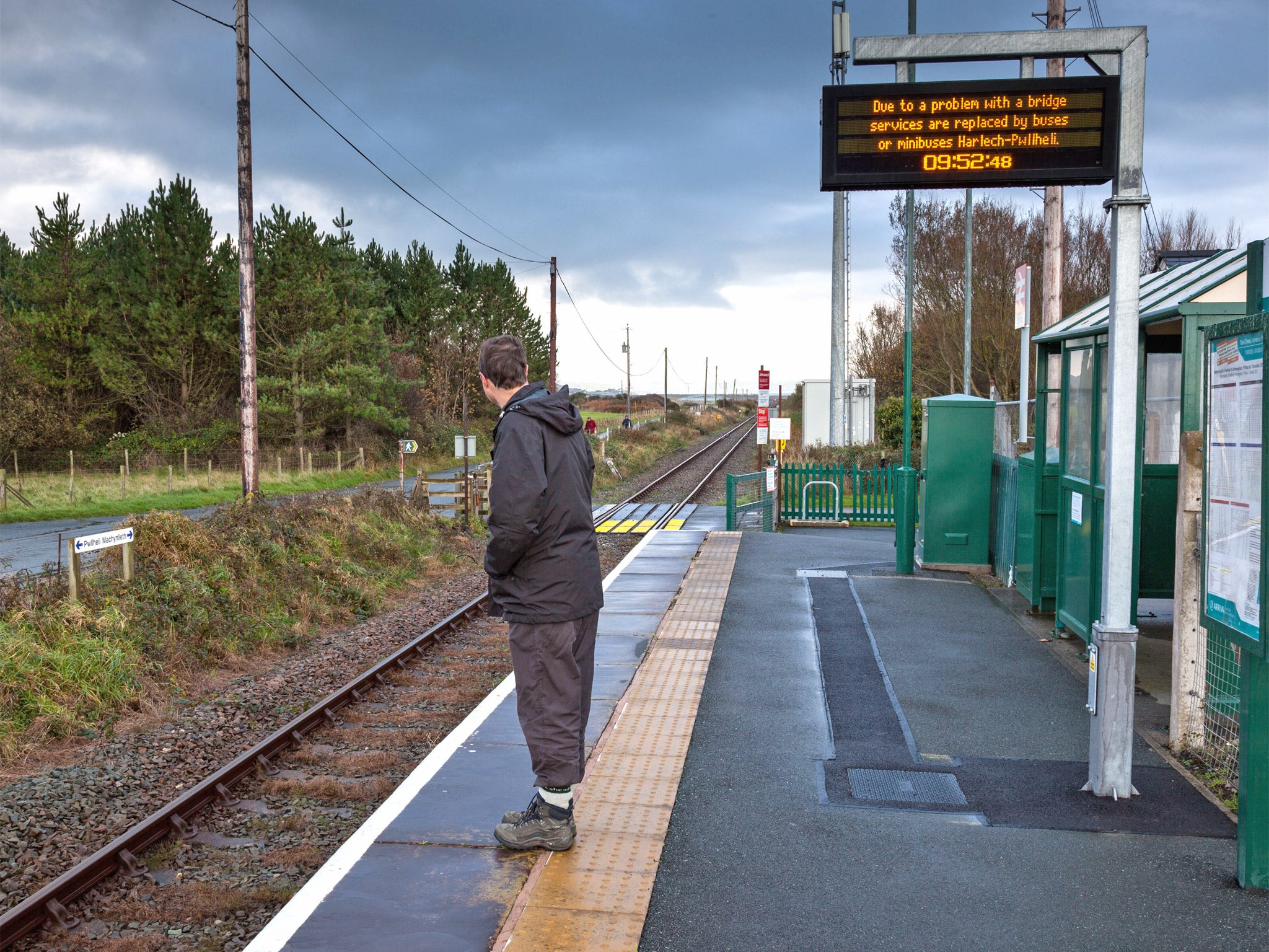 Tonfanau station in Gwynedd, Wales