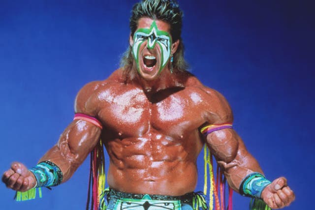 Ultimate Warrior: a wrestler who looked like he was from another planet (Picture: WWE)