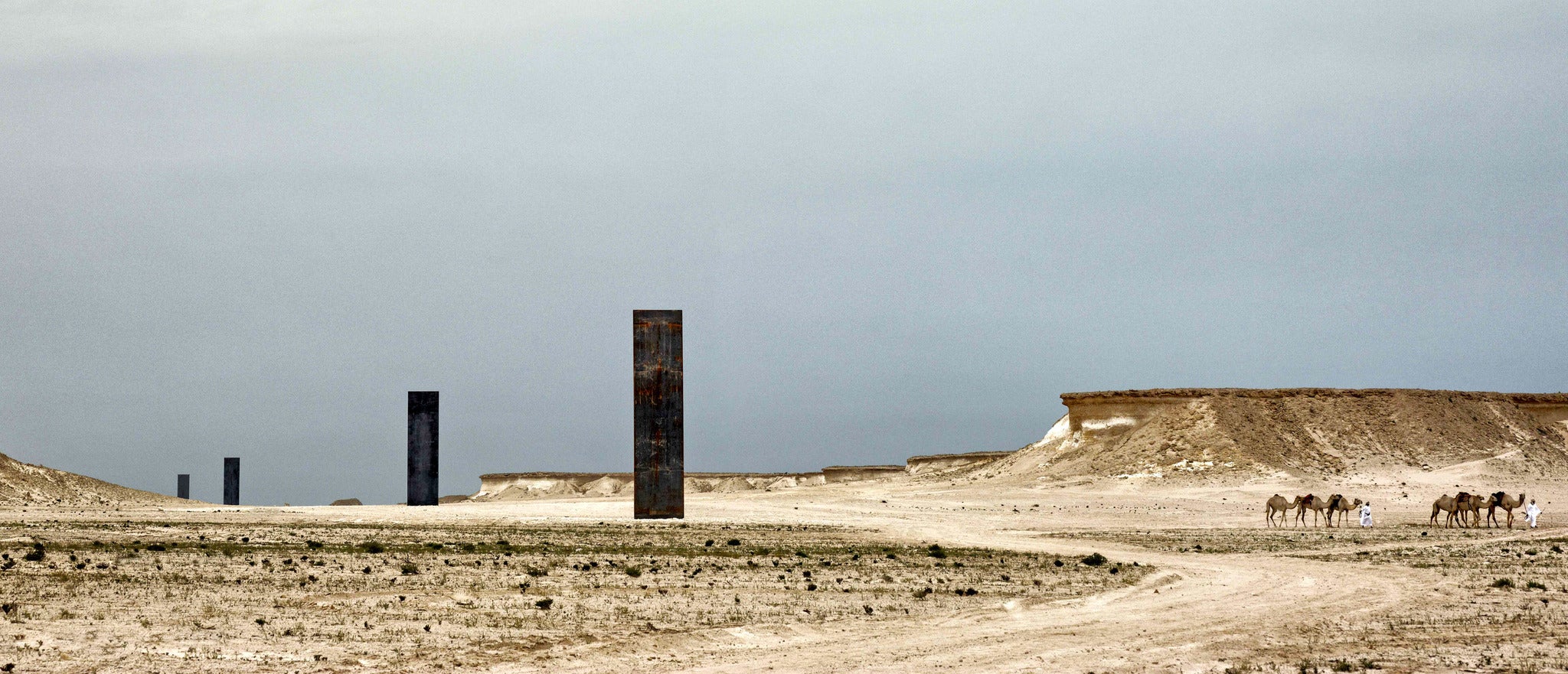 Richard Serra's 'East-West/West-East' in Qatar