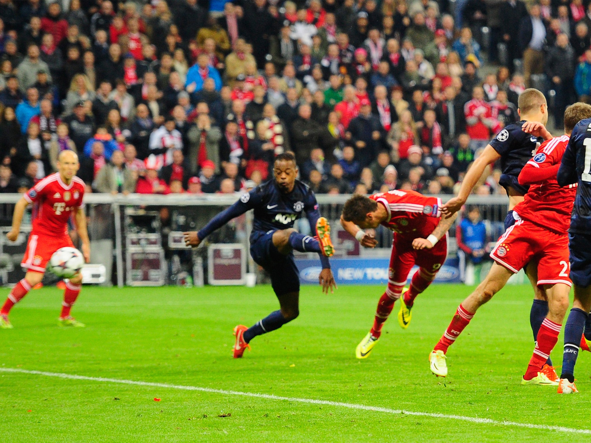 Mario Mandzukic scores 22 seconds after United (GETTY)