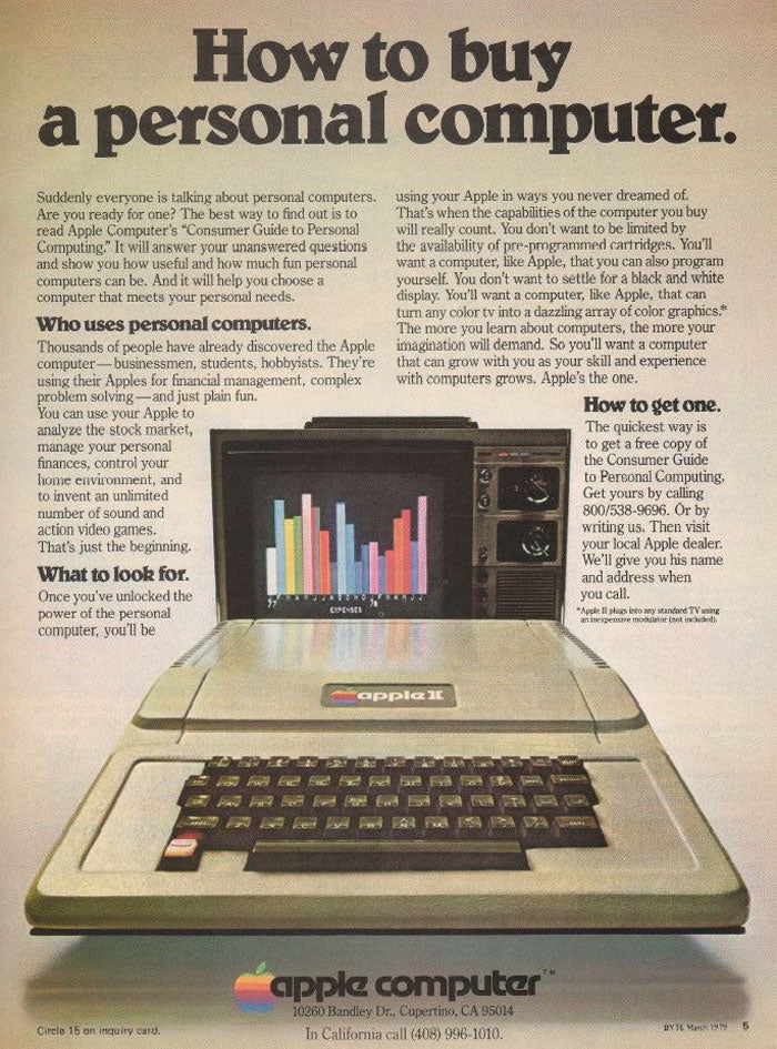 The Apple II: The promise of a true personal computer