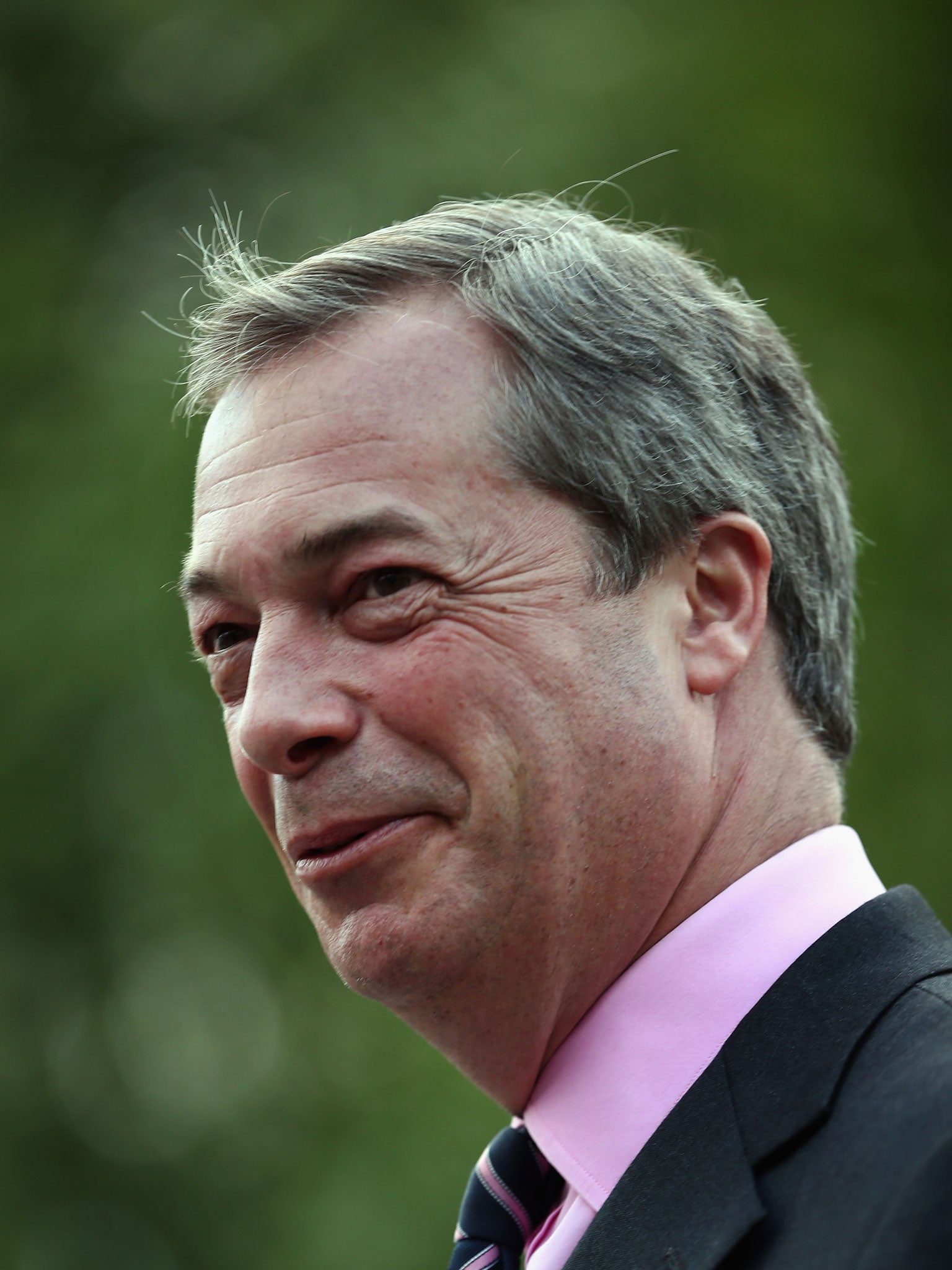 Nigel Farage's personal rating has gone from 31 to 40 per cent