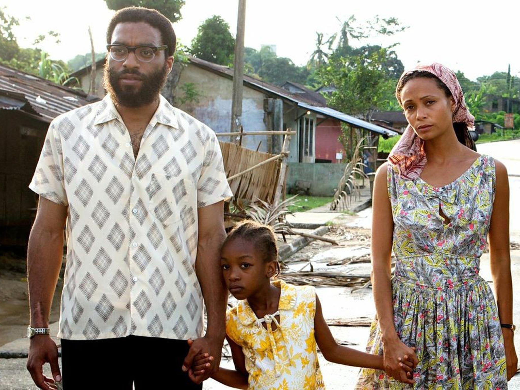 Chiwetel Ejiofor, Favour Asikpa and Thandie Newton in 'Half of a Yellow Sun'