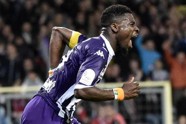 Toulouse right-back Aurier has described a move to Arsenal as 'a dream' but Chelsea and Newcastle United are also tracking the 21-year-old. The French defender has six goals and six assists so far this season. The Gunners are scouting right-backs across E