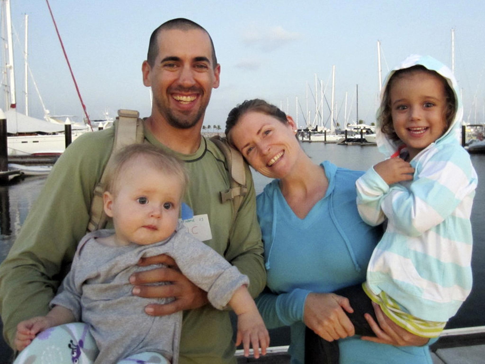 Rescue me: Eric and Charlotte Kaufman with daughters Lyra and Cora