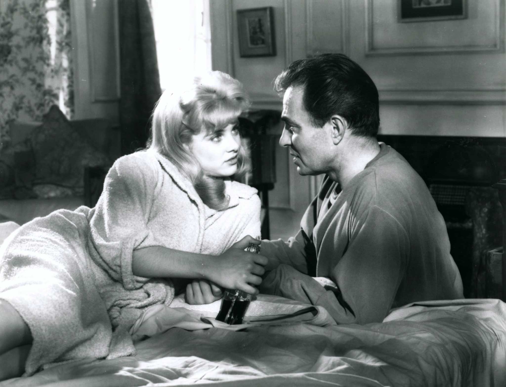 Sue Lyon and James Mason in the 1962 film version of Lolita