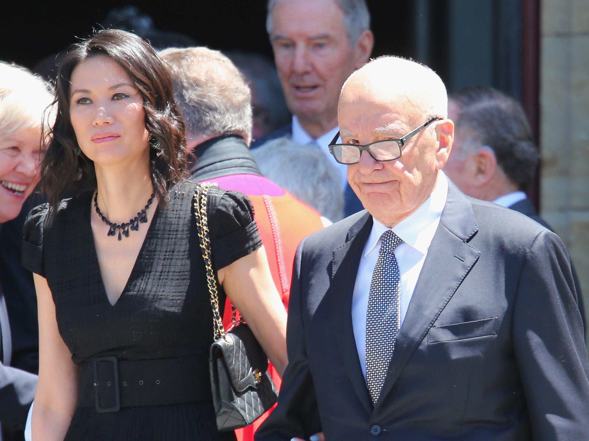 Rupert Murdoch and his ex-wife Wendi Deng
