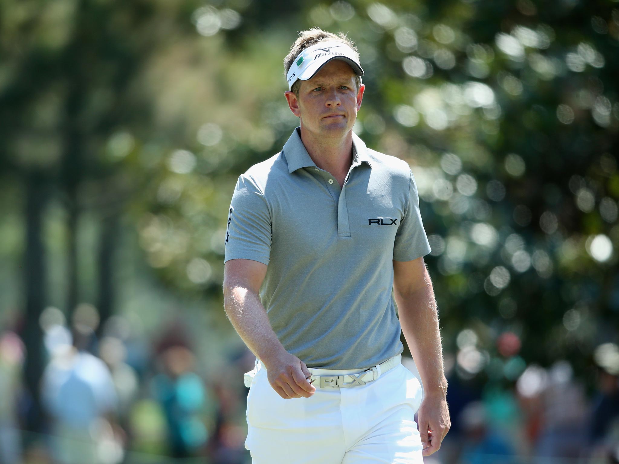 Luke Donald accepted he made a 'pretty dumb mistake' in touching the sand after a bunker shot during his opening round 79 at the Masters