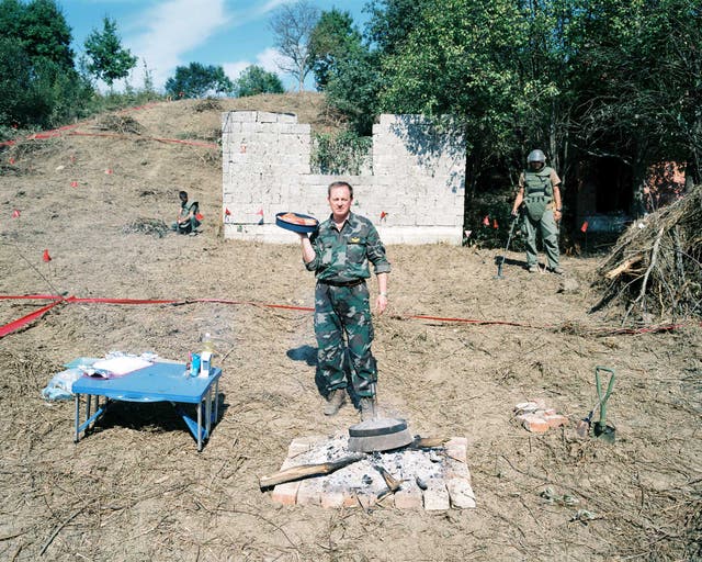 Croatian cook Mladen Vlachyna recalls his encounter with a minefield during the Yugoslav Wars of the 1990s