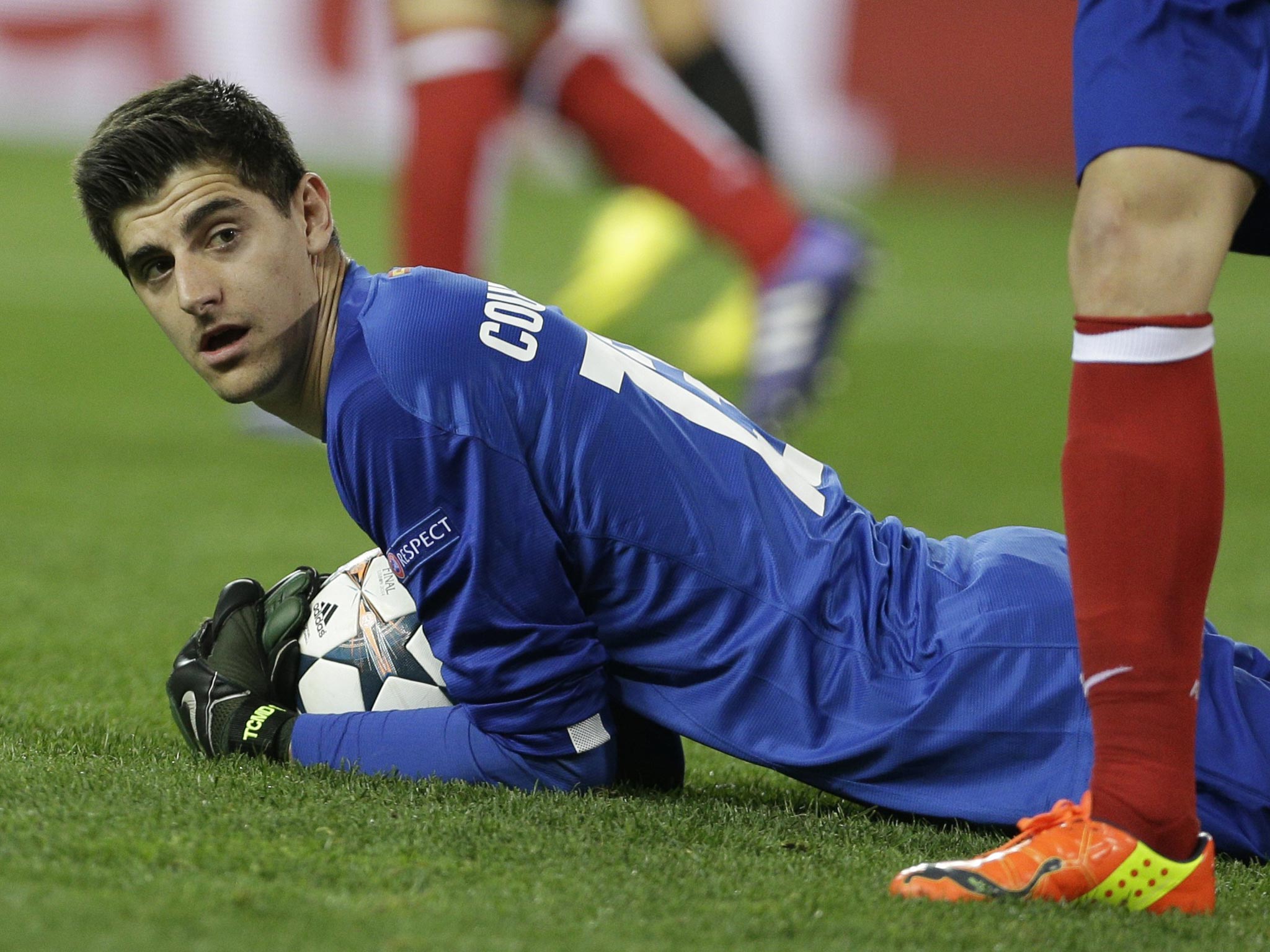 Atletico goalkeeper Thibaut Courtois is expected to face Chelsea, who he is on loan from