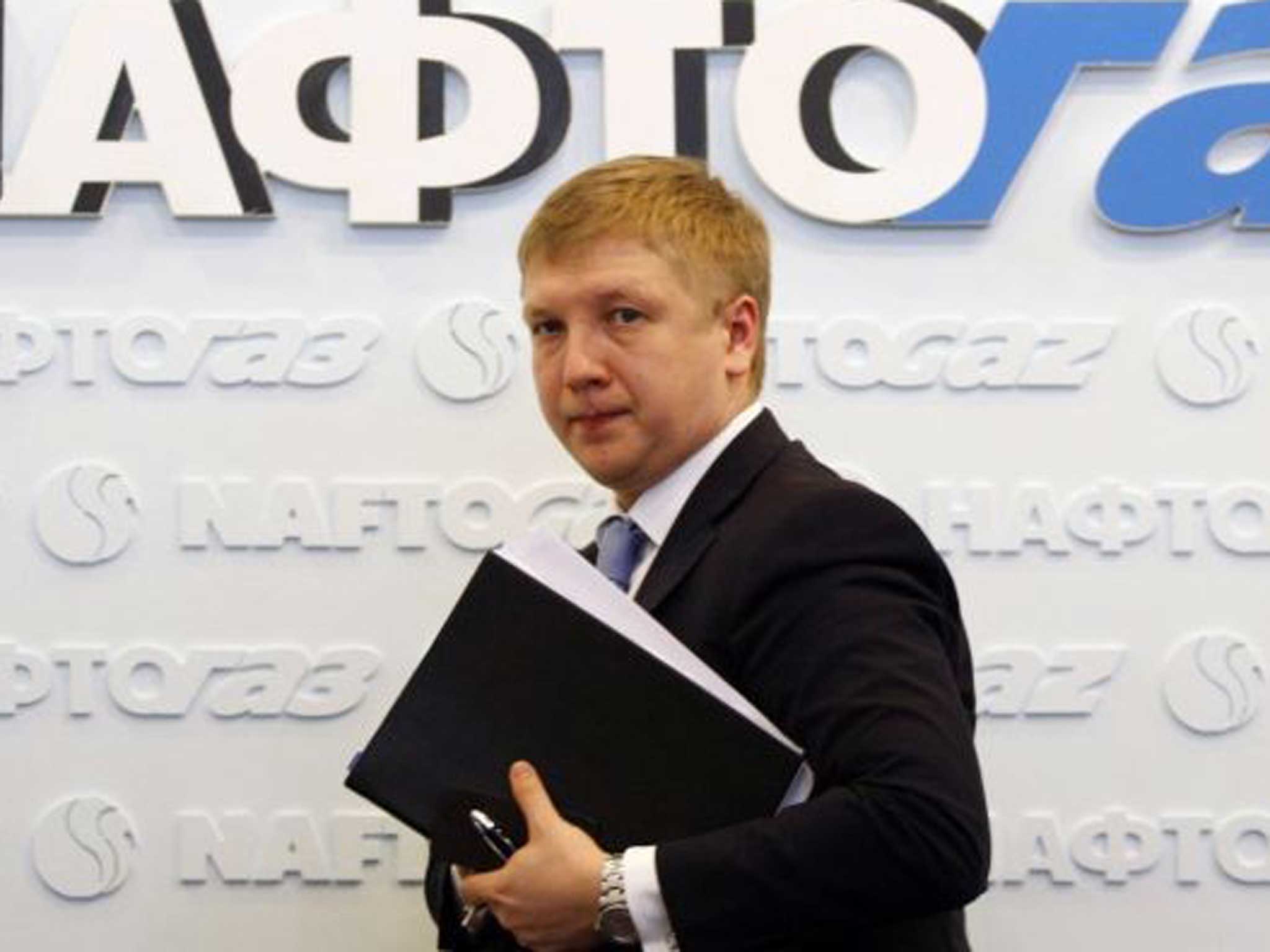 Andriy Kobolev, Naftogaz boss, said price rises were ‘unacceptable’