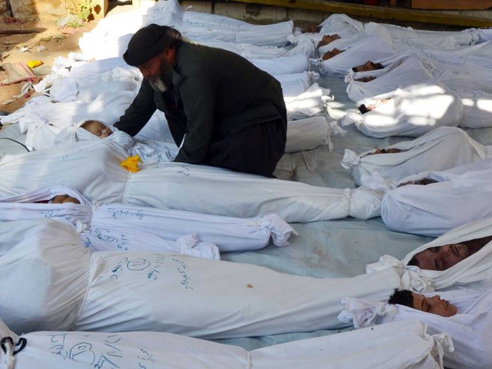 A chemical attack killed at least 213 people in Damascus last August