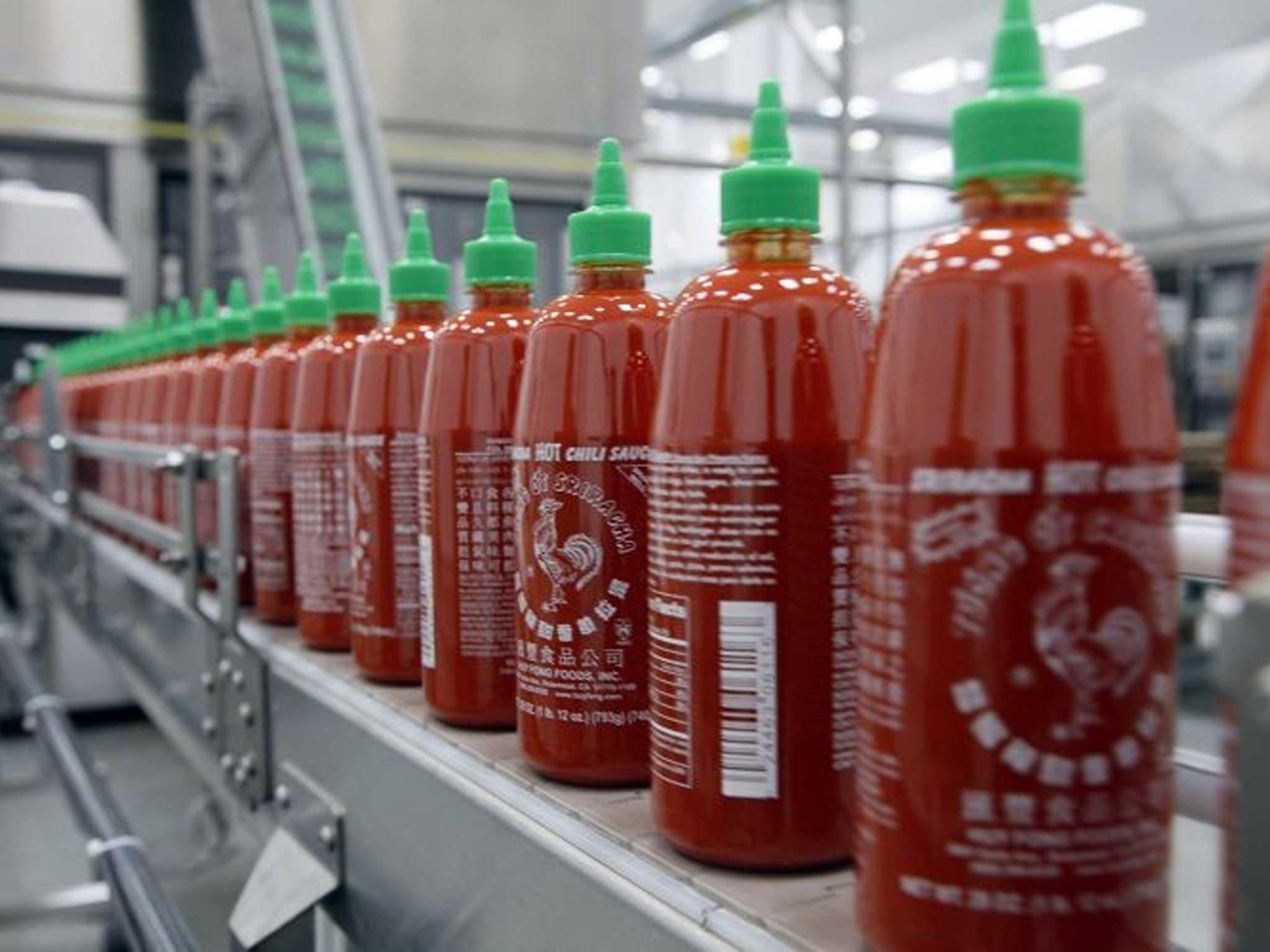 Hot off the press: Sriracha Hot Chilli Sauce at the Huy Fong Foods factory in Irwindale