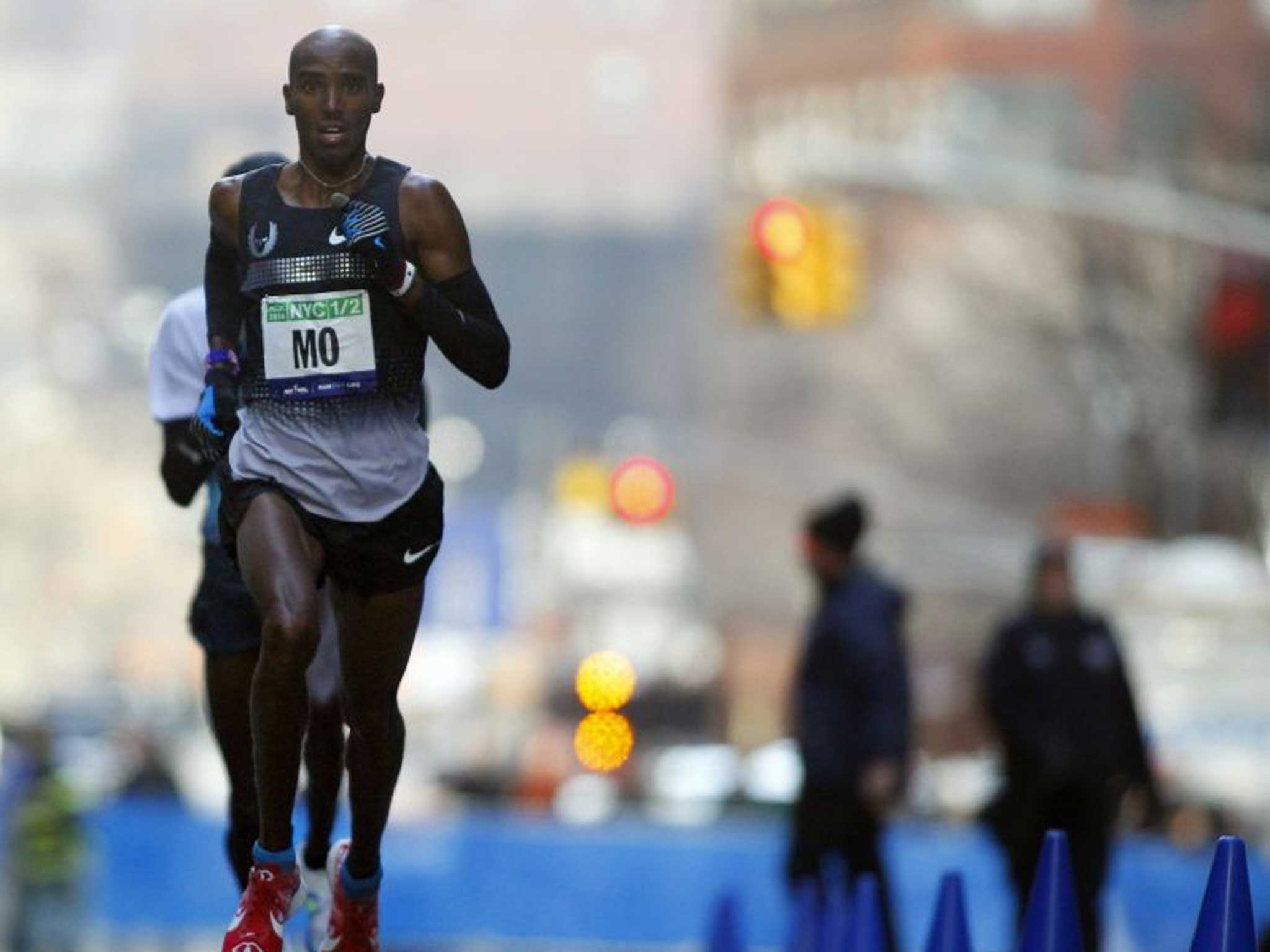 Run, Mo, run: Mo Farah is attempting the full London Marathon for the first time this year