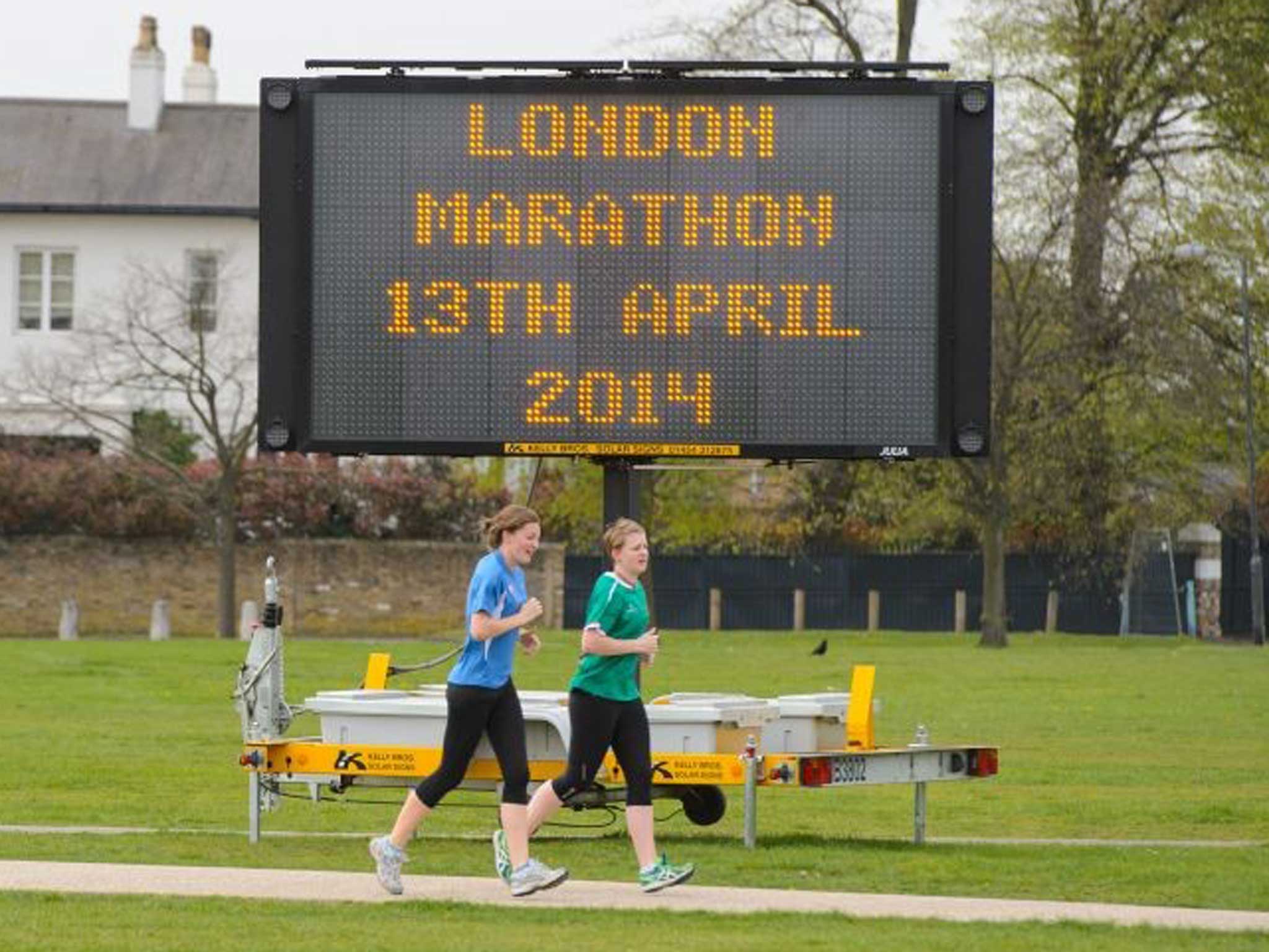 The London Marathon is this weekend