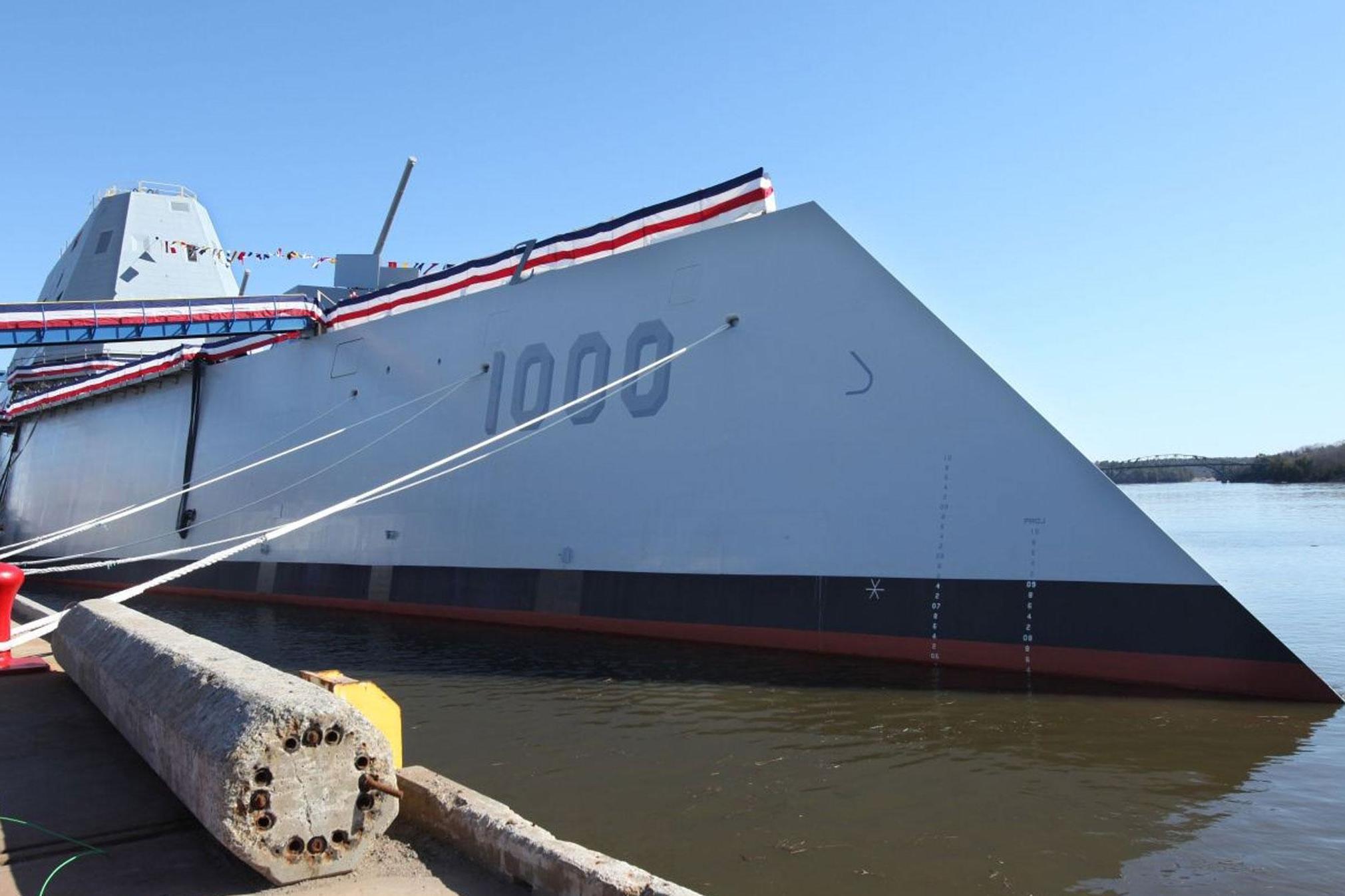 The 15,000-tonne warship sports cutting-edge technology 