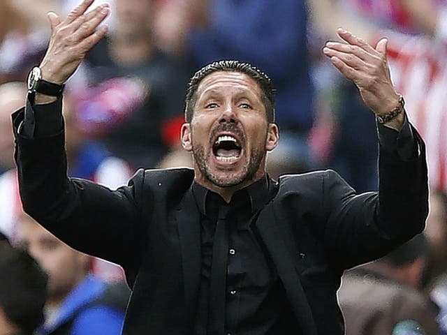 Atletico Madrid manager Diego Simeone has coped admirably well with a shoestring budget