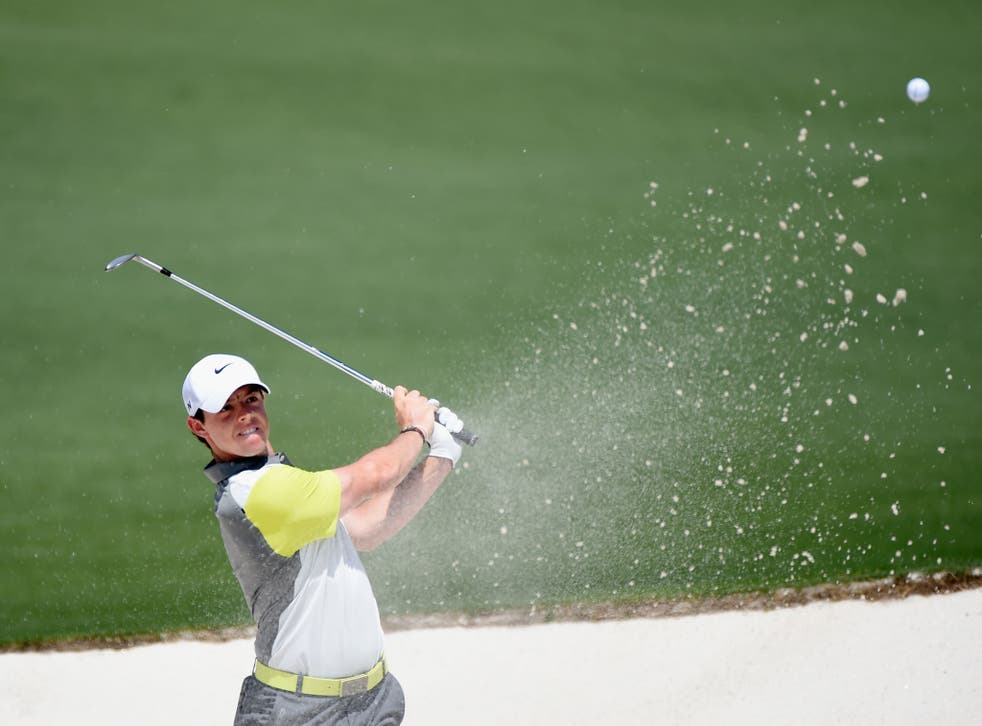 Rory McIlroy endures more frustration as he plays his way out the bunker