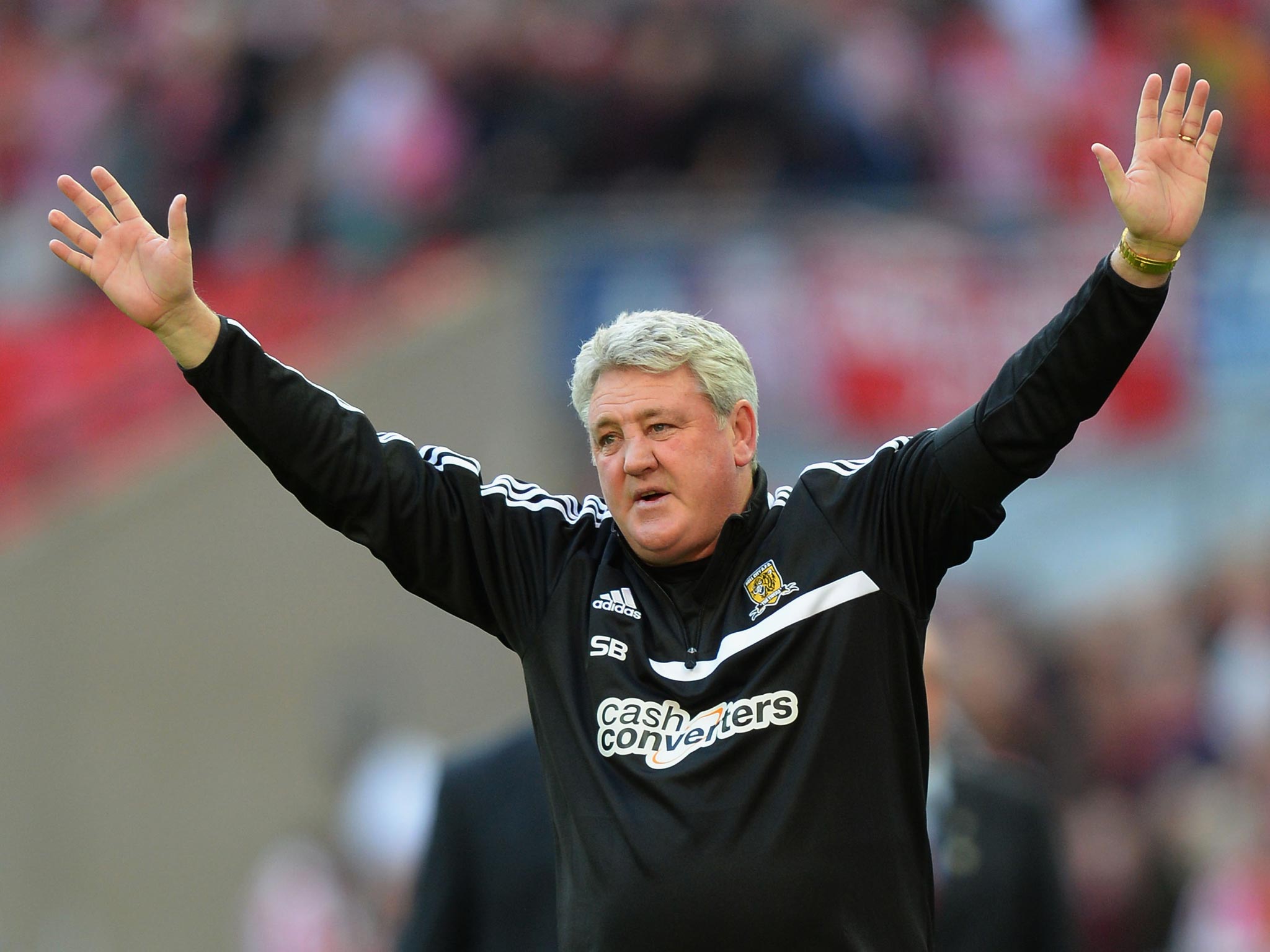 Steve Bruce has attempted to lift the pressure on his Hull side ahead of their FA Cup final against Arsenal