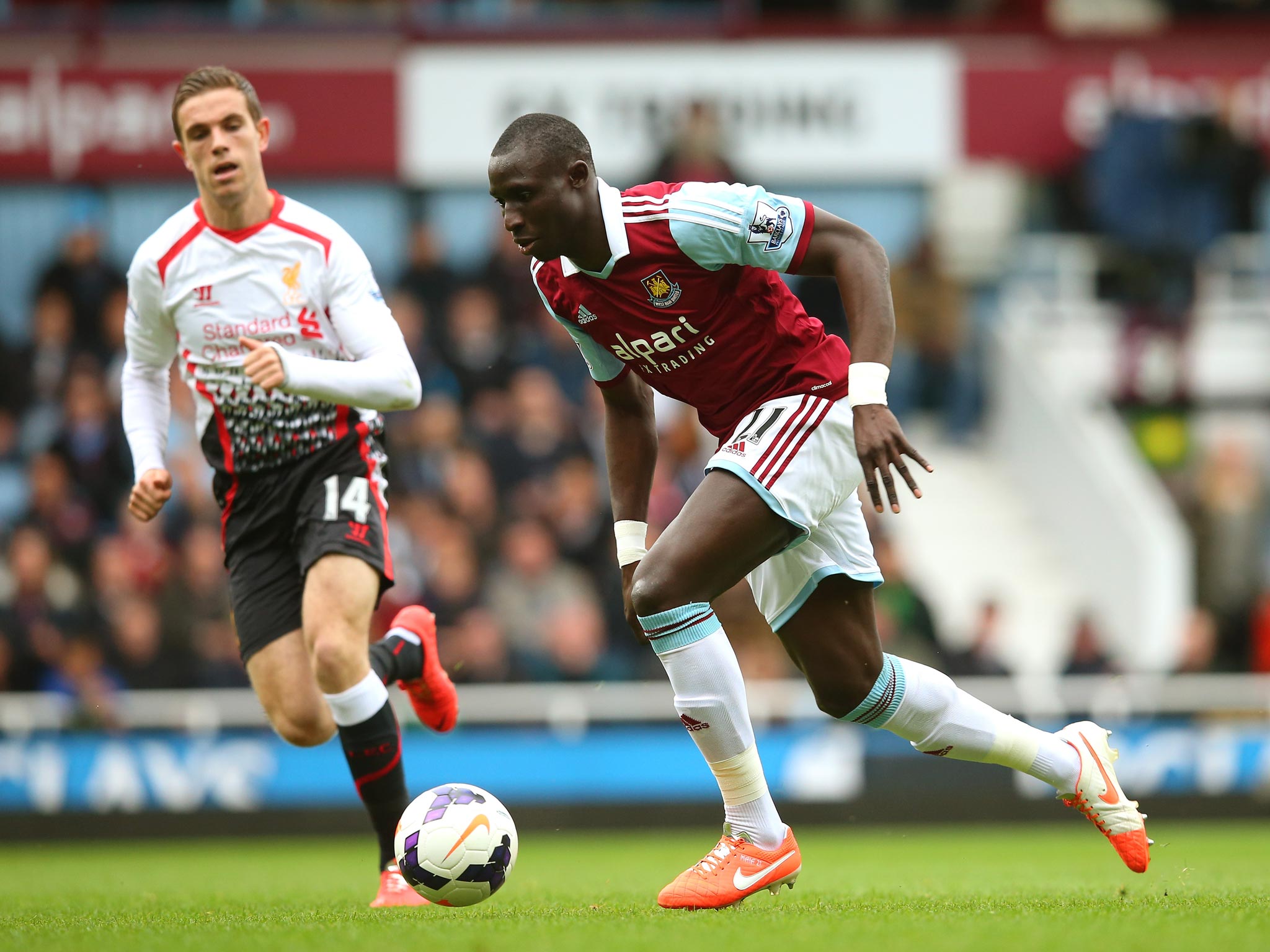 West Ham midfielder Mohamed Diame is hoping for a move to Liverpool in the summer