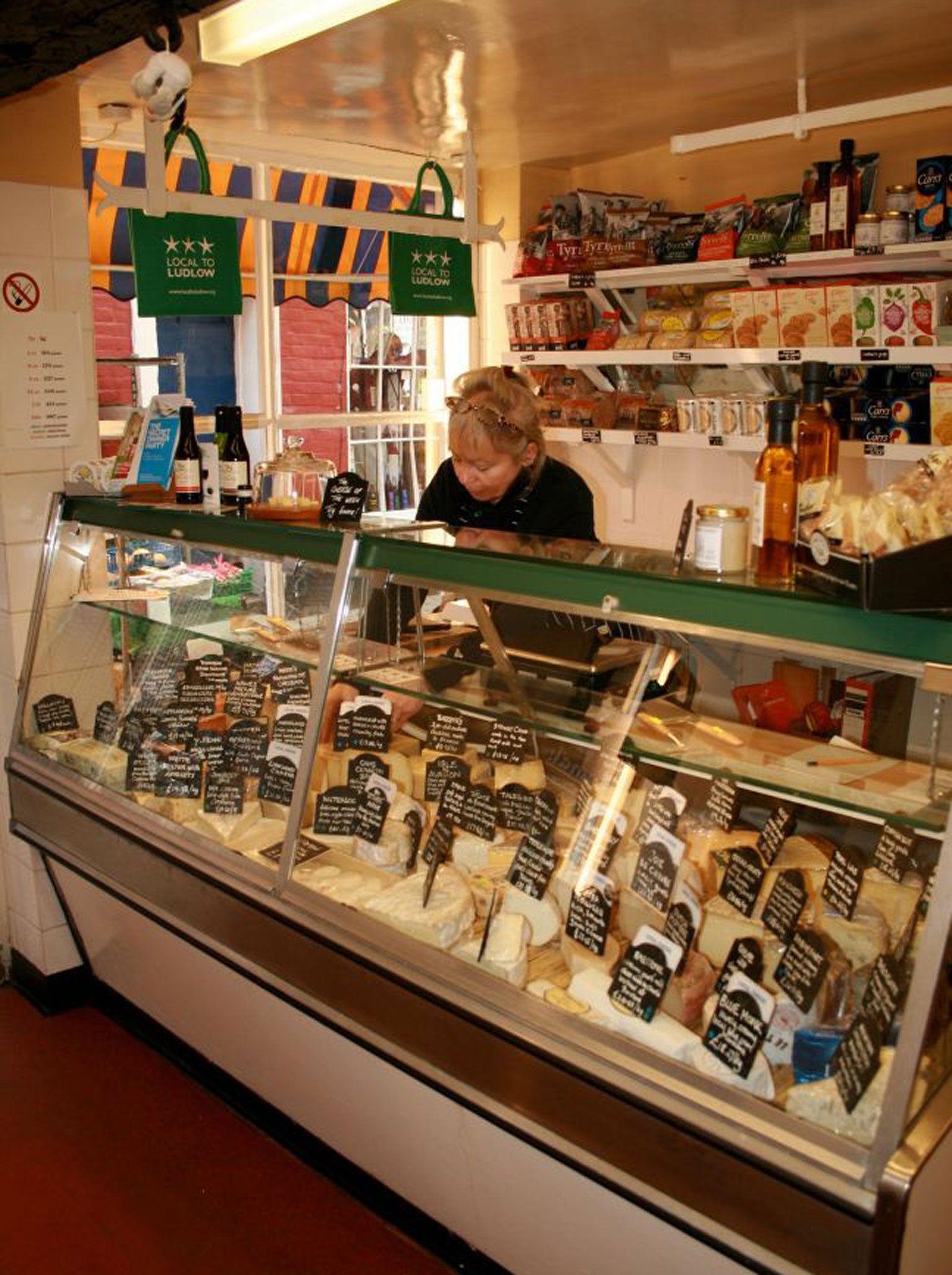 Ludlow's Mousetrap cheese shop