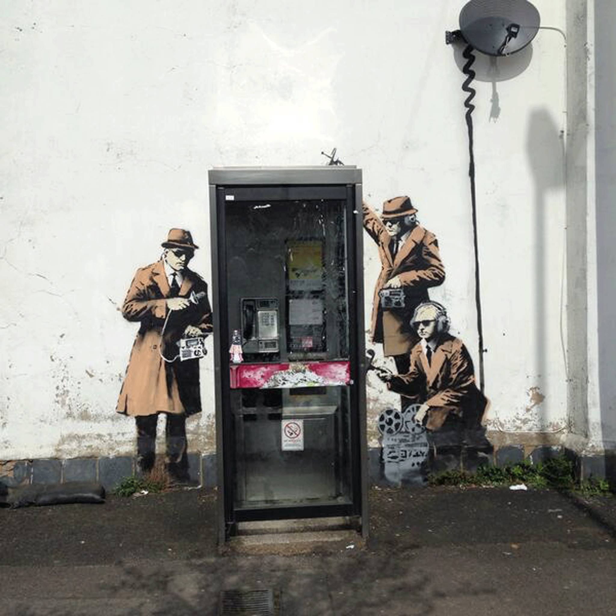 Banksy? Or a copycat (Picture: Twitter)