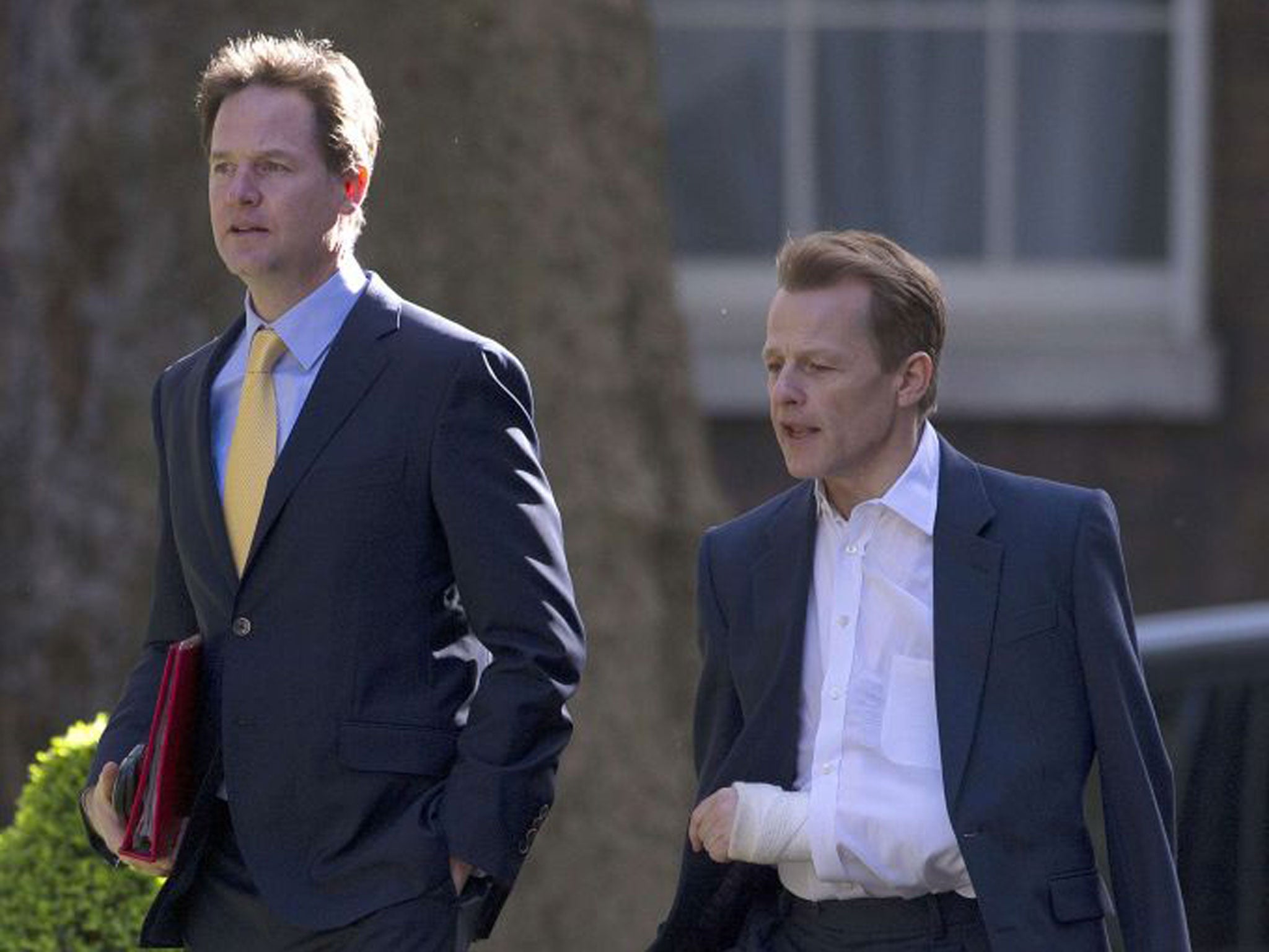 David Laws (pictured with Nick Clegg, left) was speaking at the Association of Teachers and Lecturers conference in Manchester