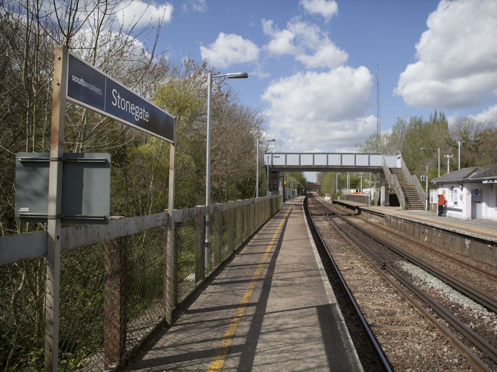 Stonegate train station in East Sussex where a hedge fund manager avoided paying for his ticket
