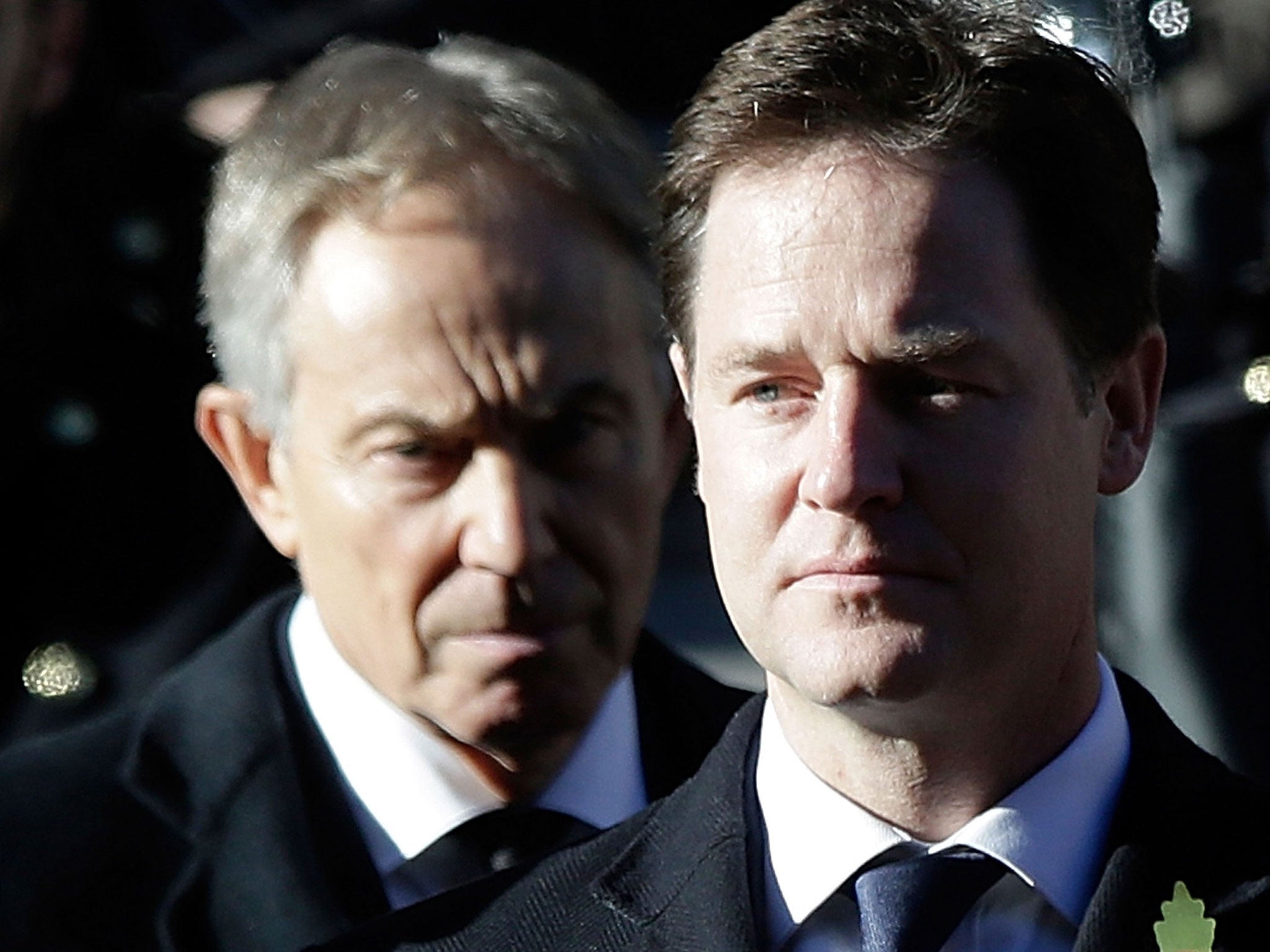 Tony Blair also took a swipe at the Coalition’s “inaction” over the three-year-long civil war in Syria