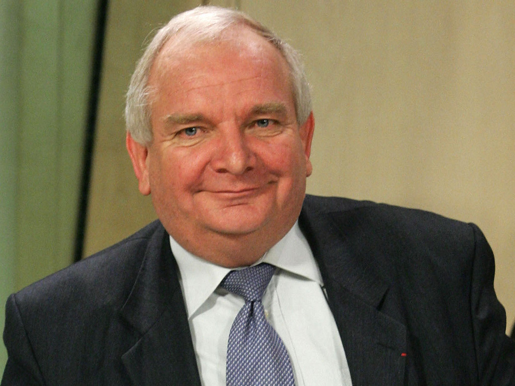 French MEP Joseph Daul prepares to give a press conference at the EU Commission's Headquarters in Brussels.