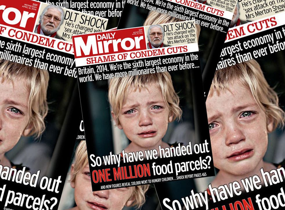The Mirror was criticised after it was revealed that the photo it used for the front page was of an American girl called Anne 